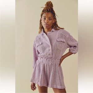 Lavender free people beach Ryan romper